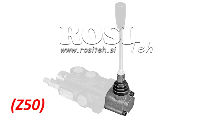 TETE DE COMMANDE ENTRAXE 43 MM POUR DISTRIBUTEUR HYDRAULIQUE DE SERIE Z50