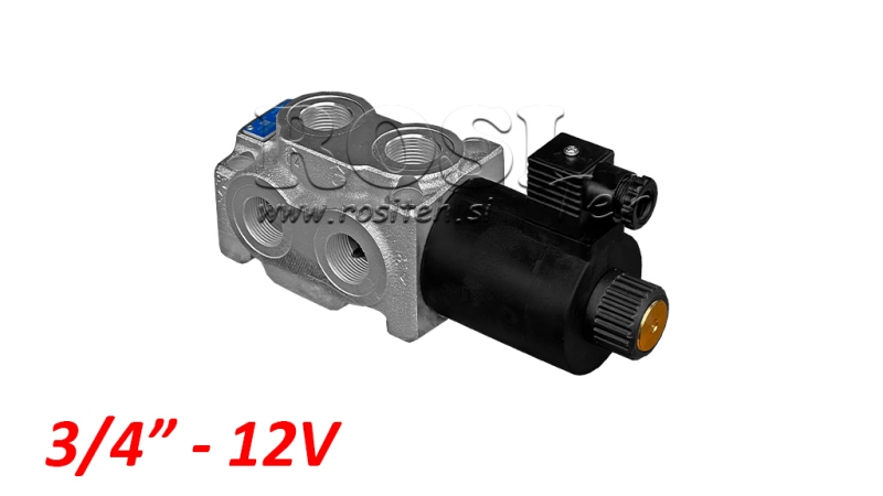 6 potni ventil 3/4 (6/2) 12V - 140lit
