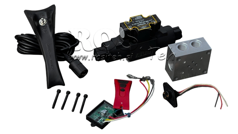 ENSEMBLE DE CONTRÔLE POUR TREUIL HYDRAULIQUE DWHI 12000-20000HD