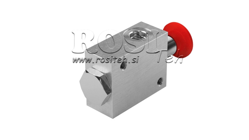 ARRET D'URGENCE MANUEL ROUGE -70 LIT/MIN-MAX 350 bar