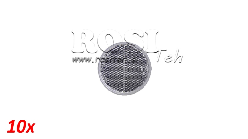 REFLECTEURS RONDS Φ 60 BLANCS (10PCS)