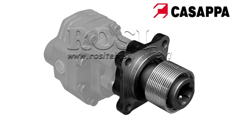 ADAPTATEUR DE PRISE DE FORCE POUR POMPE EN FONTE ASAE – MANCHON FEMELLE – FIXATION A 3 VIS