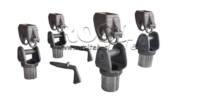 ENSEMBLE DE SUPPORTS POUR CAMION À BENNE KESON CHARGEUR