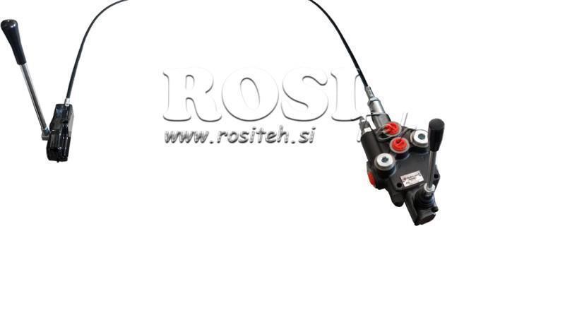 JOYSTICK DVOJNA ROČICA 1,5 met. HIDRAVLIČNI VENTIL 1xP80 lit.