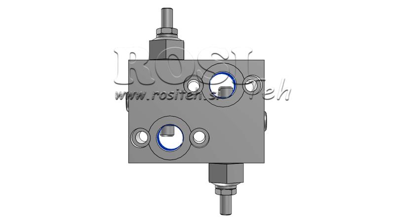RÉGULATEUR DE PRESSION HYDRAULIQUE 10-180 BAR POUR MOTEUR HYDRAULIQUE MP-MR-MH
