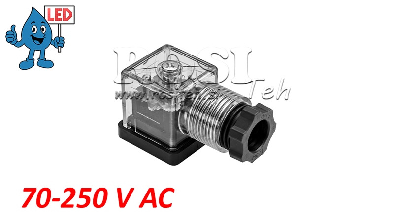 CONNECTEUR ÉLECTRIQUE LED 70-250 V CA