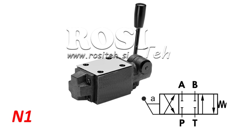 HIDRAVLIČNI ROČNI VENTIL CETOP N1