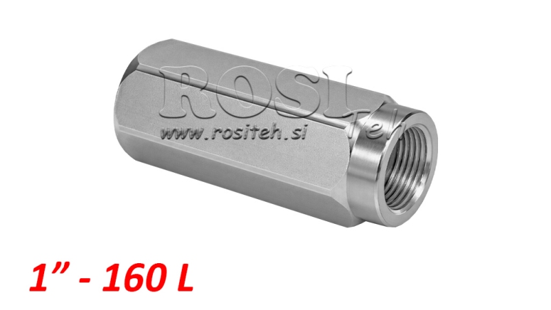 CLAPET ANTI RETOUR EN LIGNE VU - FEM/FEM G1- 160 L/MIN-350 BAR