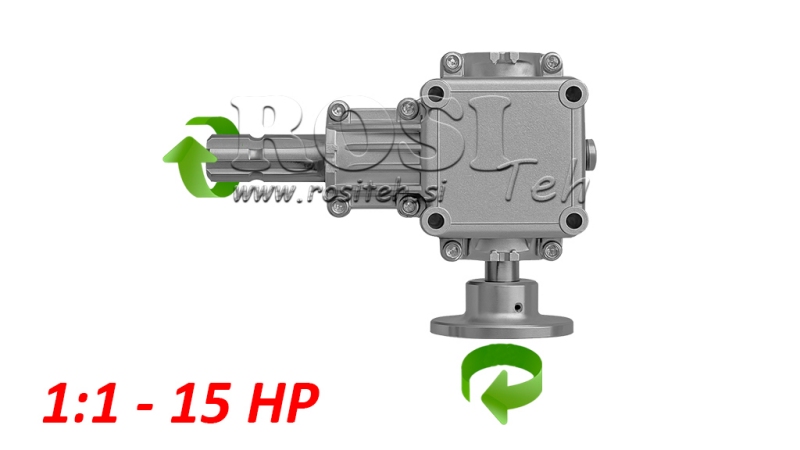 BOÎTE DE VITESSE ANGULAIRE POUR CIRCULAIRE GAUCHE