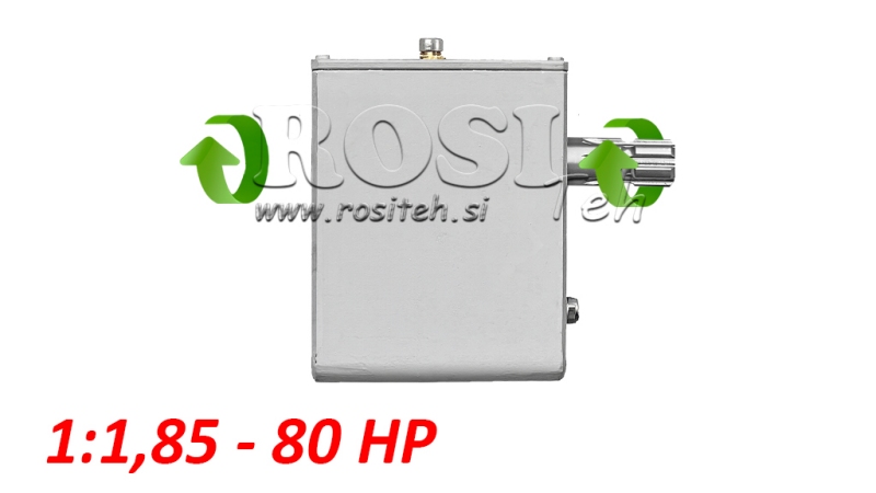 BOÎTE DE VITESSE DE TRACTEUR - 1:1.85 (80HP-60KW) FEMELLE-MALE