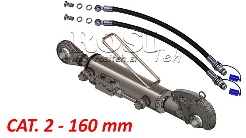 BARRE DE POUSSEE 3ÈME POINT HYDRAULIQUE AVEC CROCHET AUTOMATIQUE - CAT. 2 - 63/35-160 (45-95 HP) (25,4 mm)