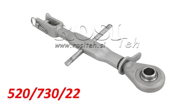 CHANDELLE DE RELEVAGE CHAPE/ROTULE FILETÉE 520/730/22