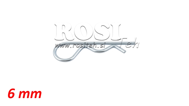 GOUPILLE-CLIP EN “V” 6 MM (4 PCS)