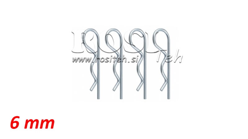 GOUPILLE-CLIP EN “V” 6 MM (4 PCS)