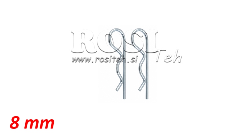 GOUPILLE-CLIP EN “V” 8 MM (2 PCS)