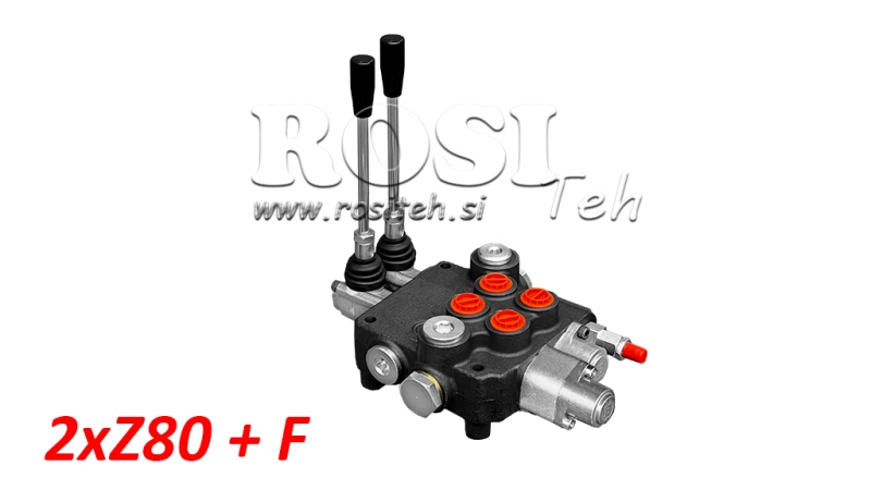 VANNE HYDRAULIQUE 2xZ80 + FLOTTANTE