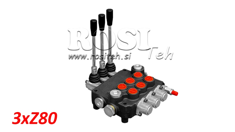VANNE HYDRAULIQUE 3xZ80