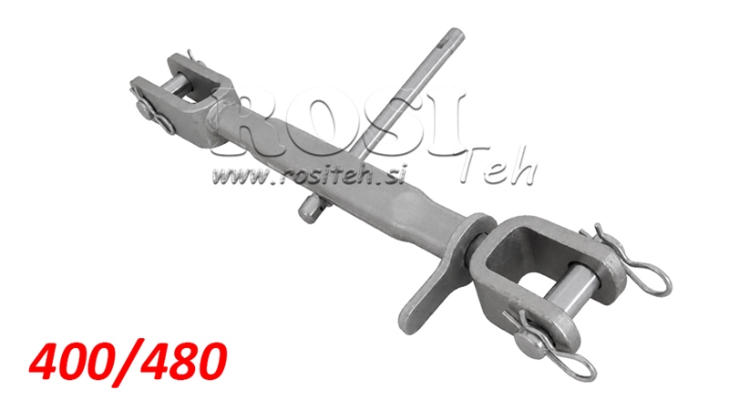 CHANDELLE DE RELEVAGE CHAPE/CHAPE FILETÉE 400/480