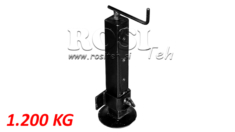 PIED DE SUPPORT FILETÉ AJUSTABLE 300MM - 1200KG