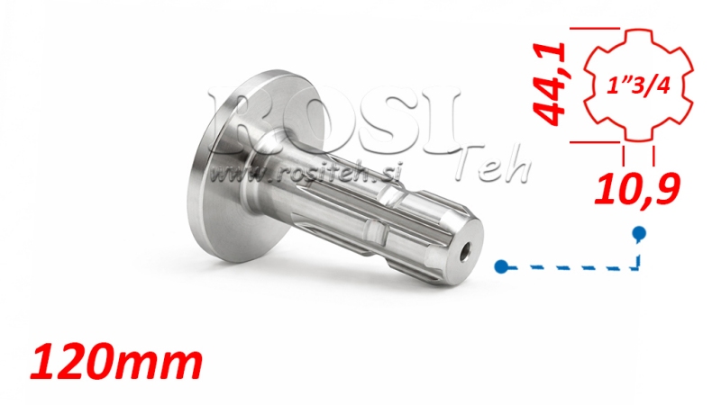 ADAPTATEUR CARDAN AVEC BRIDE 1-3/4 (120 mm)