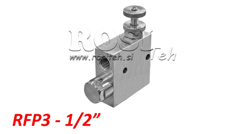 REGULATEUR DE DEBIT HYDRAULIQUE RFP3 -1/2
