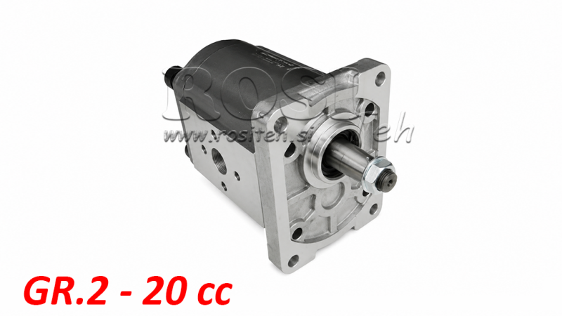 POMPE HYDRAULIQUE GROUPE 2 20 CM³ – SENS HORAIRE AVEC BRIDE