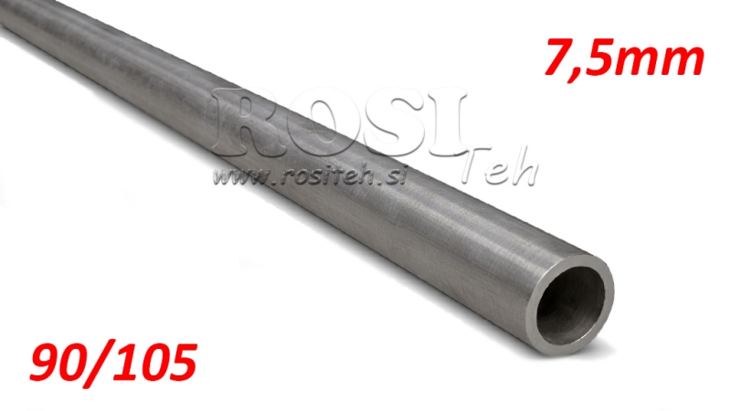 TUBE HONÉ H9 POUR CYLINDRE HYDRAULIQUE 90/105 - 7,5mm (1000mm)
