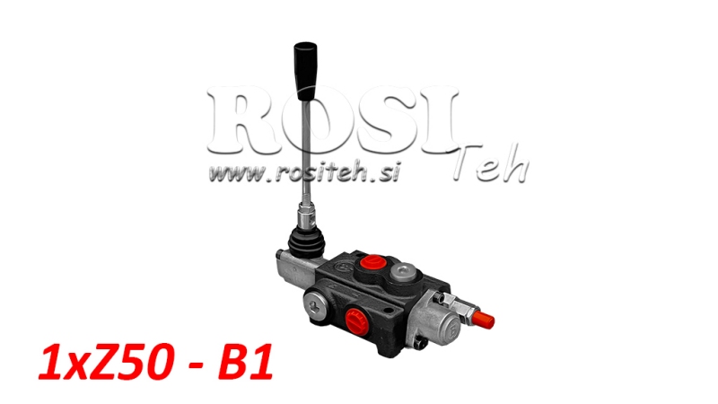 VANNE HYDRAULIQUE 1xZ50 + VÉRIN À SIMPLE EFFET B1