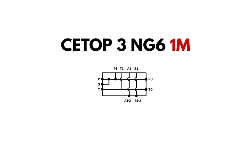 EMBASE 1 POSTE CETOP 3 SANS LIMITEUR DE PRESSION
