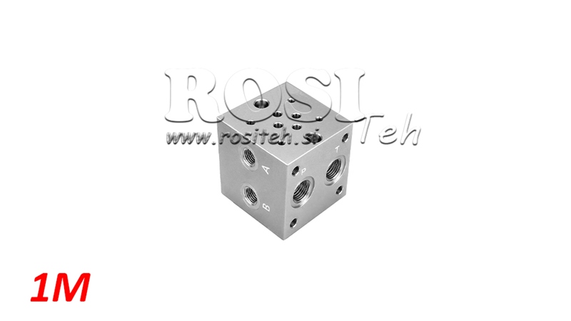 EMBASE 1 POSTE CETOP 3 SANS LIMITEUR DE PRESSION