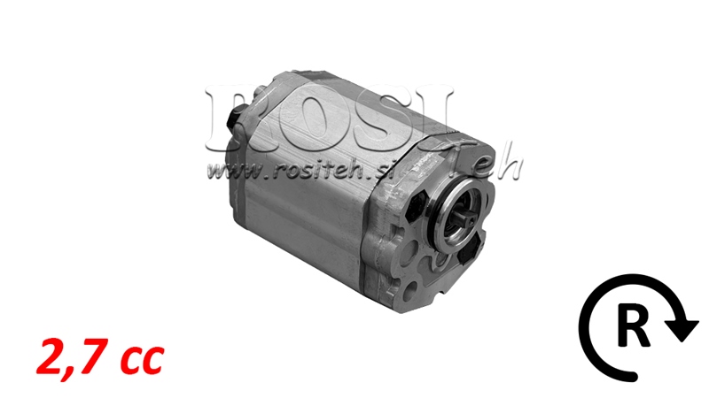 POMPE HYDRAULIQUE 10C2,7X302 2,7 CM³ – SENS HORAIRE