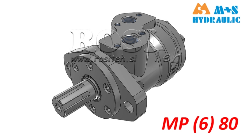 MOTEUR HYDRAULIQUE MP 80 CC - 6 DENTS