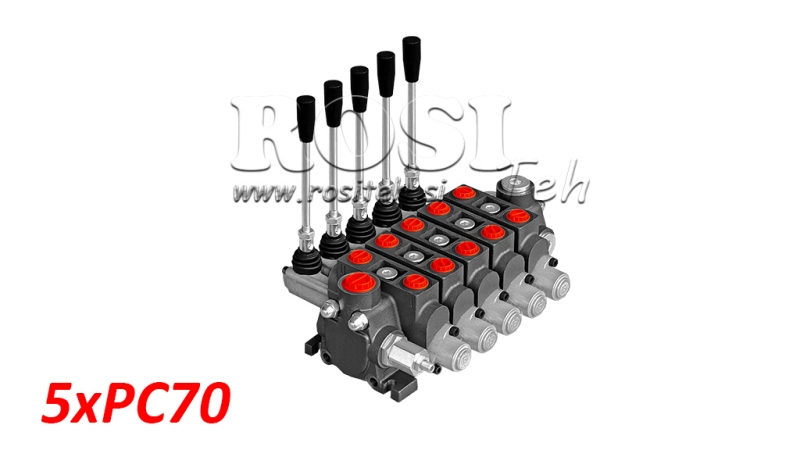 MANUEL DISTRIBUTEUR HYDRAULIQUE SECTIONNEL 5xPC70