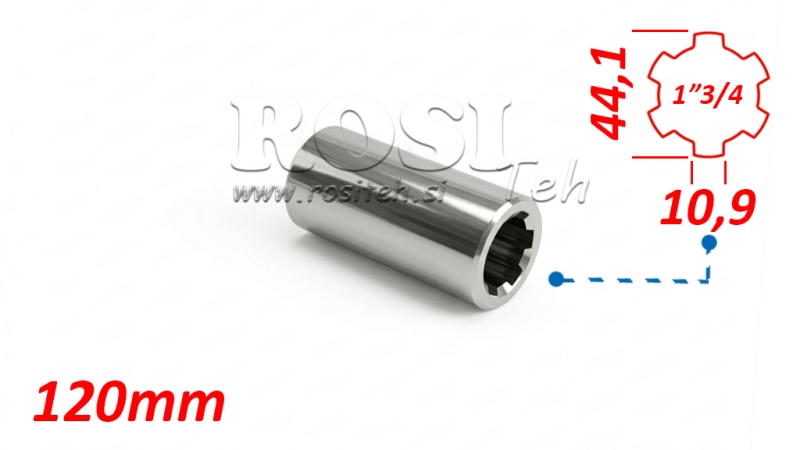 KARDANSKI NASTAVEK PUŠA 1-3/4 (120 mm)