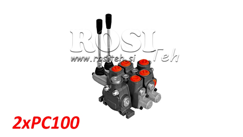 MANUEL DISTRIBUTEUR HYDRAULIQUE SECTIONNEL 2xPC100