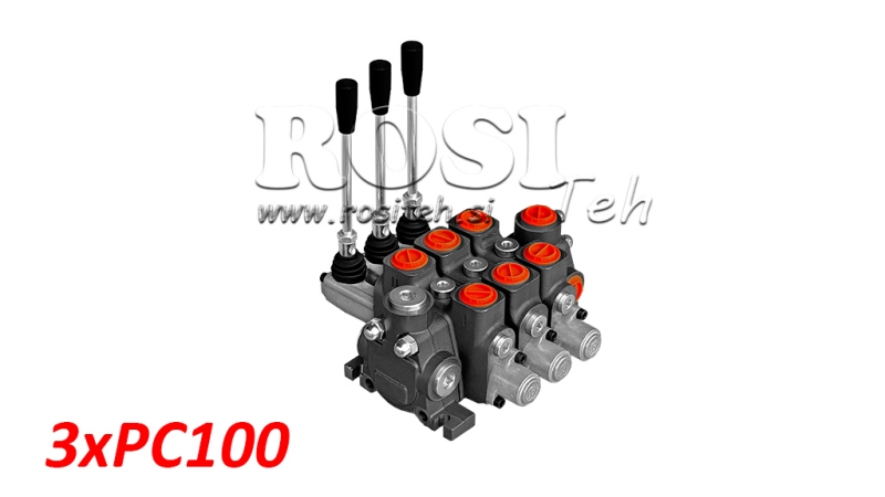 MANUEL DISTRIBUTEUR HYDRAULIQUE SECTIONNEL 3xPC100