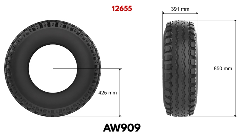15.0/55-17 PNEUMATIQUE AW909 14PL