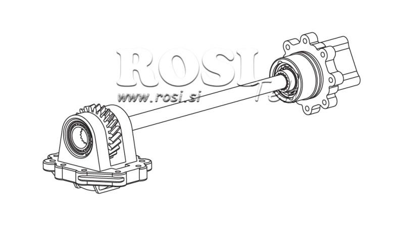 SORTIE POUR POMPE HYDRAULIQUE - SCANIA GRS 905
