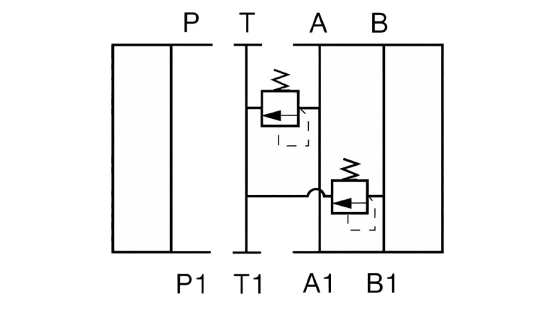 LIMITEUR PRESSION CETOP 3 (A ET B) 15-315 BAR