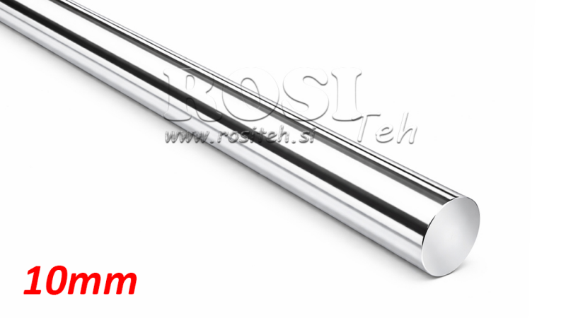TIGE CHROMÉE POUR CYLINDRE HYDRAULIQUE C45 - 10mm (1000mm)