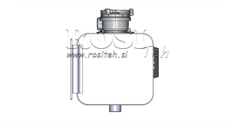 TANK EN MÉTAL SUPÉRIEUR 20 LIT 265X290X400MM
