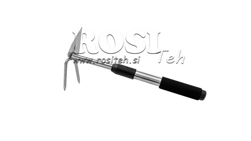 MALA ŠPIČASTA MOTIKICA Z ALU ROČAJEM, 2 roglja