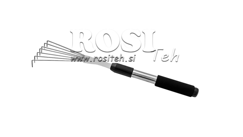 PETIT RAKE AVEC MANIERE EN ALUMINIUM