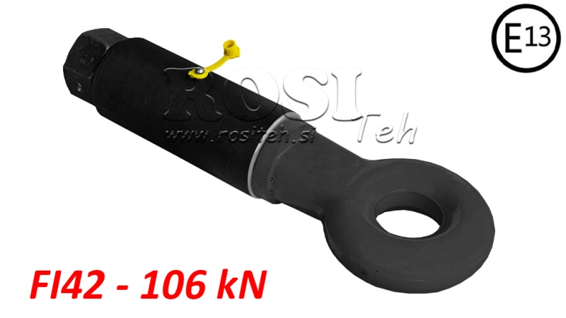 CROCHET ROTATIF FI42 106kN (CERTIFICAT E13)