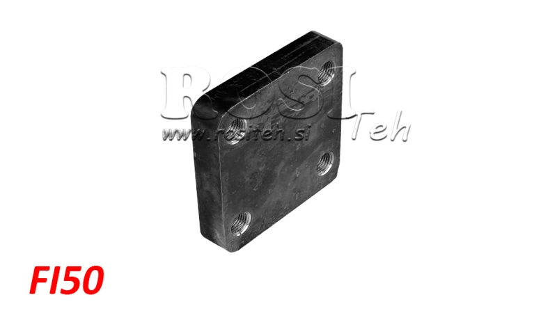 FLANGE DE MONTAGE POUR CROCHET DE REMORQUAGE ROTATIF FI50 DANS LE LOGEMENT