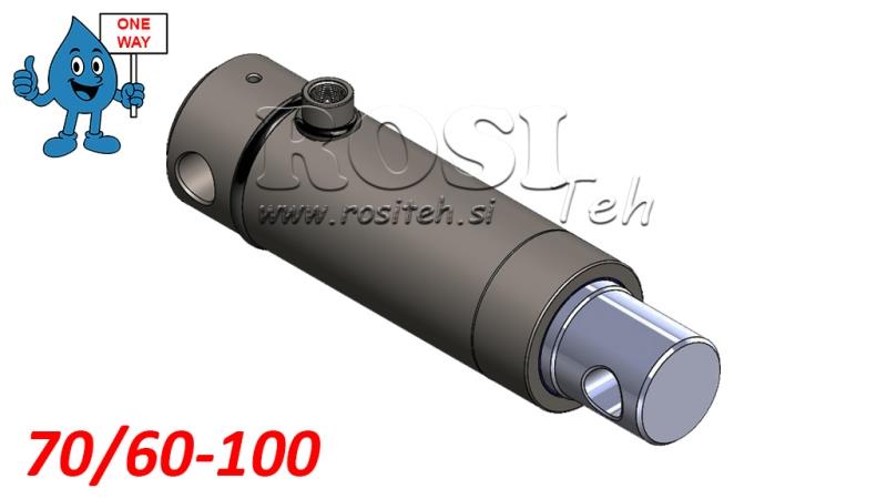 VÉRIN HYDRAULIQUE SIMPLE EFFET 70/60-100