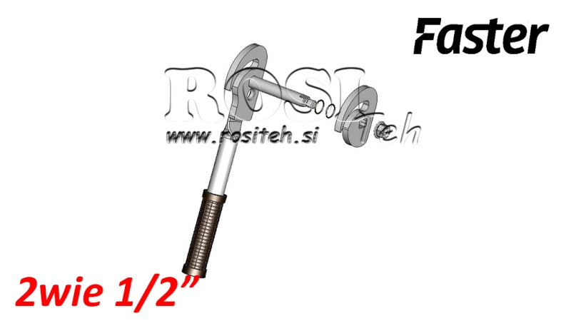 LEVIER POUR MULTI-FASTER 2VOIES 1/2 PARTIE FIXE