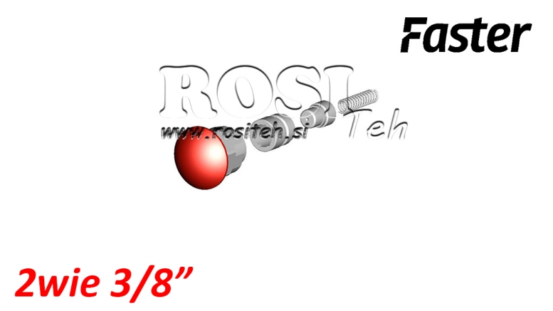 BOUTON DE SÉCURITÉ POUR MULTI-FASTER 3/8 2VOIES PARTIE FIXE