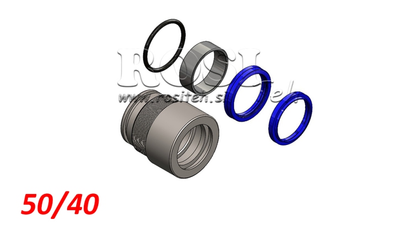KIT DE JOINTS POUR VÉRIN HYDRAULIQUE MONO 50/40