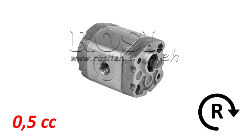 POMPE HYDRAULIQUE 00C0.5X033 GR.0 - 0,5cc - DROITE